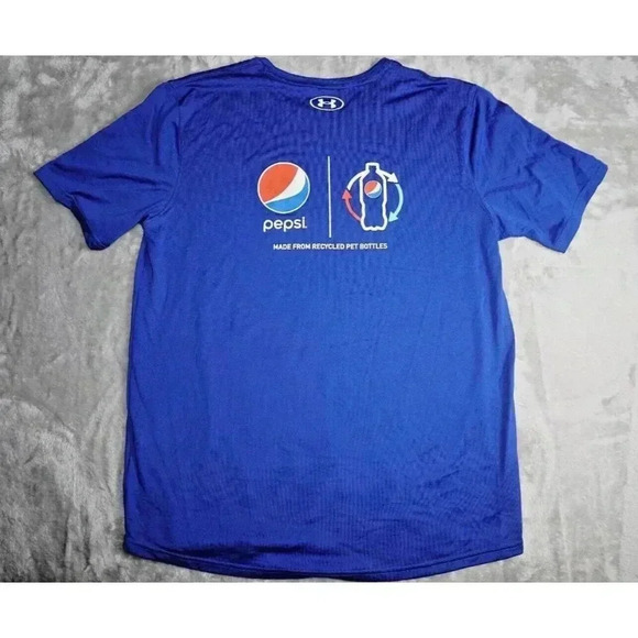 Pepsi Underarmour Short Sleeve Soft Polyester T Shirt Size M - Picture 11 of 13
